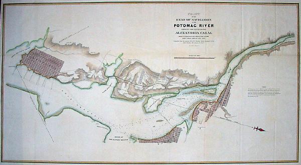 Map of Alexandria Canal