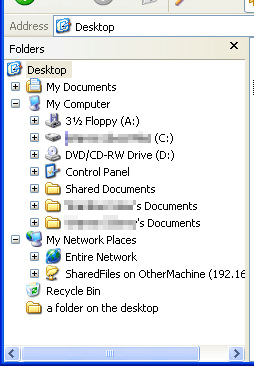 Windows XP Shell Namespace