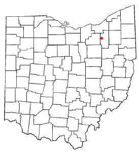 Location of Montrose, Ohio