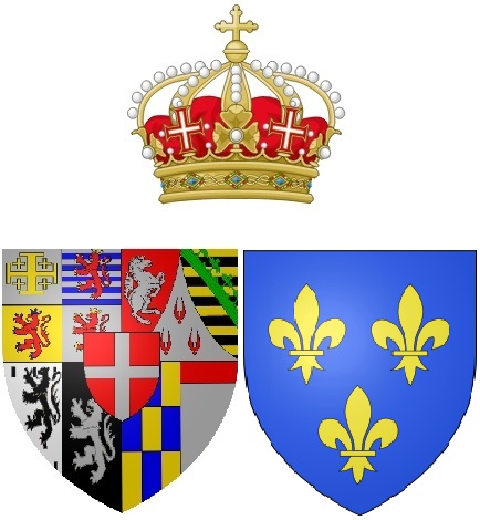 Arms of Marie Clotilde of France (1759-1802), Queen of Sardinia