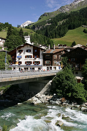 Picswiss GR-84-06 Splügen- Hinterrhein, Hotel "Suretta"