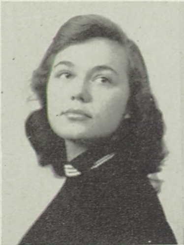 Gloria Steinem 1951 High School yearbook photo