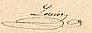 Louise of Orléans's signature
