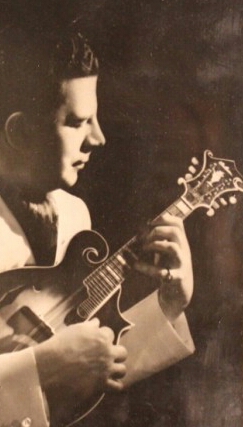 Dave Apollon with mandolin