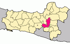 Location of Boyolali Regency in Central Java