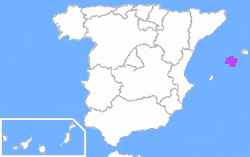Locator map of Mallorca