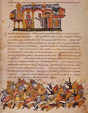 Skylitzes-Simeon a Bulgarophygonban 896