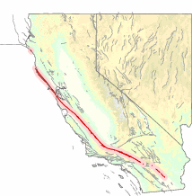 USGS - San Andreas fault zone
