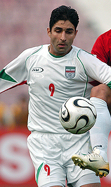 Vahid Hashemian - Friendly football match, Iran 3-2 Costa Rica (05) (cropped)