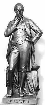 Ephraim McDowell, statue by Charles H. Niehaus