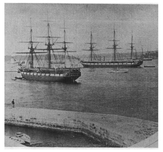 HMS Galatea (black and white)