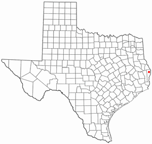 Location of Wiergate, Texas