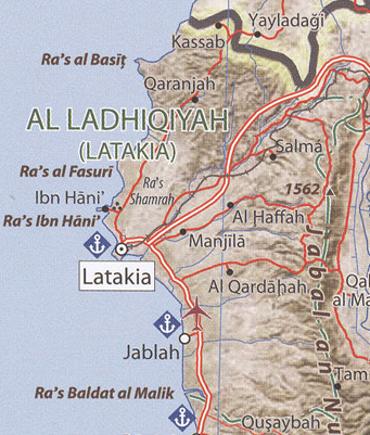 Latakia Governorate Facts For Kids   Latakia Governorate Map 