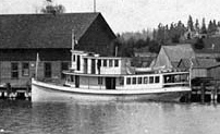 Elfin steamboat at Kirkland dock ca 1898