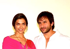Saif and Deepika at LAK first look