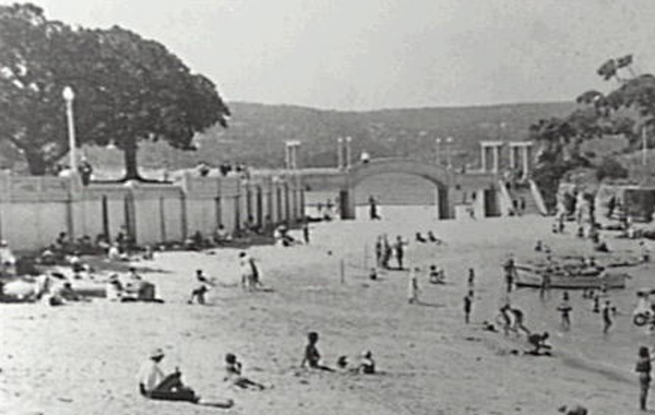 Bridge at Rocky Point, Balmoral circa 1930