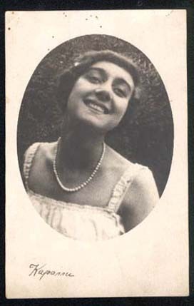 Circa 1910-1915 publicity photograph of Russian expatriate ballet dancer and actress Vera Karalli.jpg