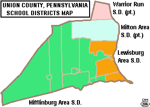 county union pennsylvania map districts district lewisburg area mifflinburg deer township pa washington maps facts wikipedia education clinton board wiki