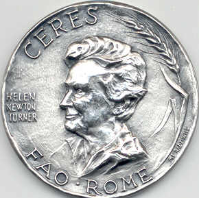 FAO CERES2 Turner Silver Obverse