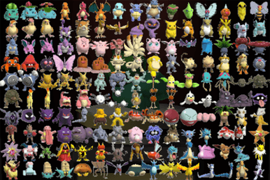 150 Pokemon from Pokemon Stadium
