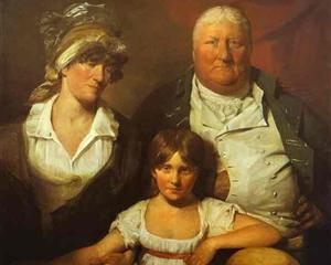 William Bethune, wife & child