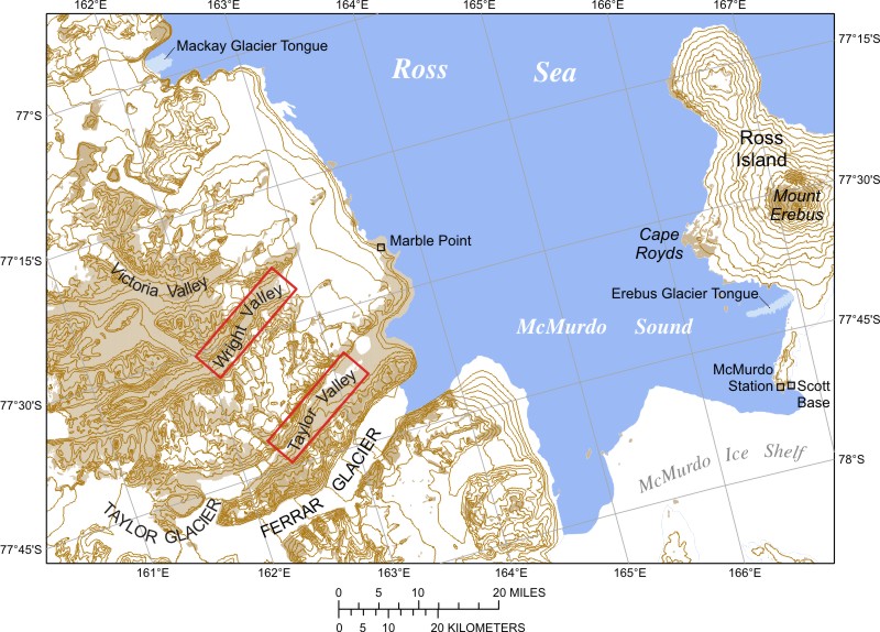Mcmurdo sound USGS map