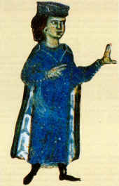 Miniature of William from a 13th-century chansonnier now in the Bibliothèque nationale de France