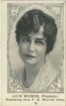 Lois Weber movie card