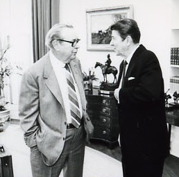 Jim Rhodes and Ronald Reagan 1982