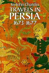 Chardin travels in Persia book cover