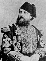 Thaddeus P. Mott in Ottoman Turk Regalia