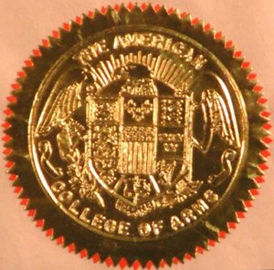 American College of Heraldry and Arms Seal