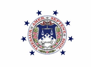 Flag of the United States Secretary of the Treasury (1887-1915)