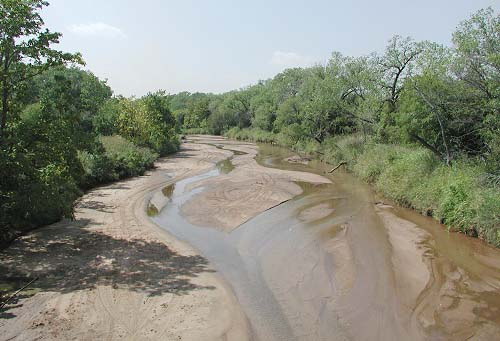 Salt Fork River near Alva