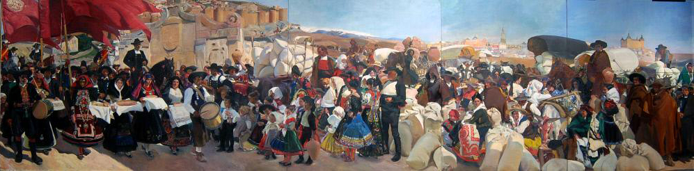 Castilla, la fiesta del pan, por Joaquín Sorolla