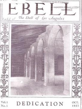Ebell Magazine, 1927 (Dedication)