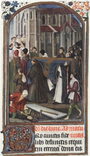 Funeral Procession - 15th Century - Project Gutenberg eText 16531