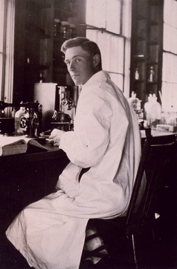 James B Collip as a graduate student in Toronto laboratory
