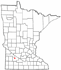 Location of Seaforth, Minnesota