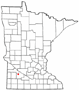 Location of Vesta, Minnesota
