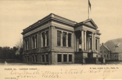 Paris library 1900
