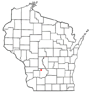 Location of La Valle (town), Wisconsin
