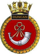 HMS Duncan crest