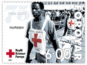 Faroe stamp 384 Red Cross
