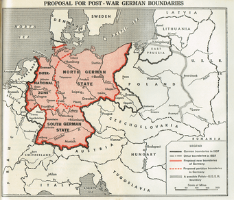 Henry Morgenthau's Proposal for Post-War German Boundaries