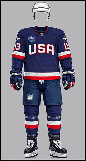 United States national Ice Hockey team 4nf Uniform