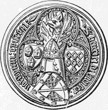 Henry LeDespencer BishopOfNorwich Died 1406 Seal