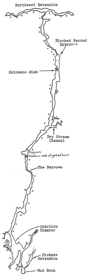 Gardner Cave map