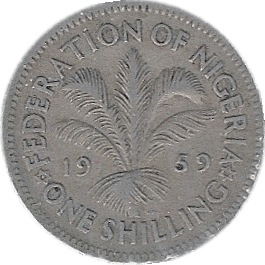 1 Nigerian Shilling (Reverse)