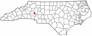 Location of Terrell, North Carolina
